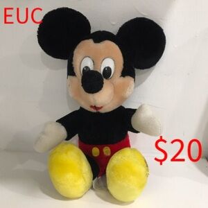 Vintage Mickey Mouse Plush